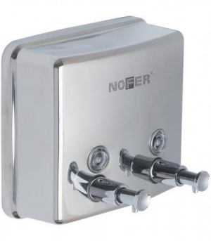 ДОЗАТОР ДЛЯ МЫЛА С ДВУМЯ КРАНАМИ NOFER INOX 03005.B ДОЗАТОР ДЛЯ МЫЛА С ДВУМЯ КРАНАМИ NOFER INOX 03005.B