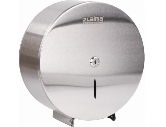 Диспенсер для туалетной бумаги LAIMA PROFESSIONAL INOX, (Система T2) малый, нержавеющая сталь, матовый арт.605698 Диспенсер для туалетной бумаги LAIMA PROFESSIONAL INOX, (Система T2) малый, нержавеющая сталь, матовый арт.605698