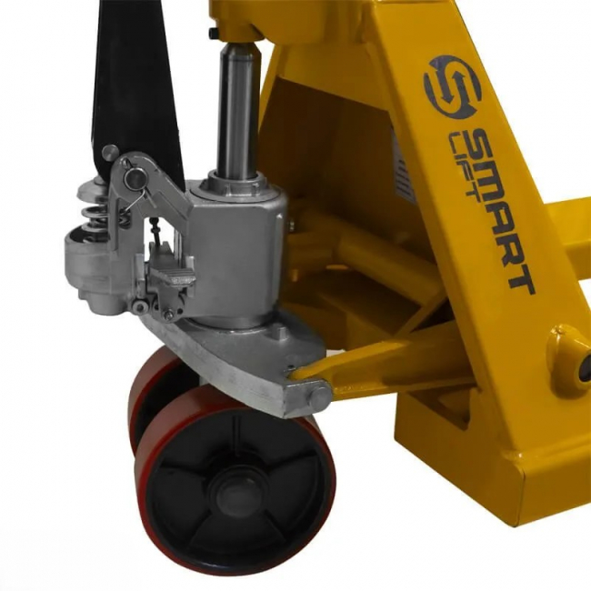 Гидравлическая тележка (рохля) SMARTLIFT (SMART) SD-L (AC25, г/п 2500 кг, 1800x550 мм, PDP, длинновильная)  арт.60-5056
