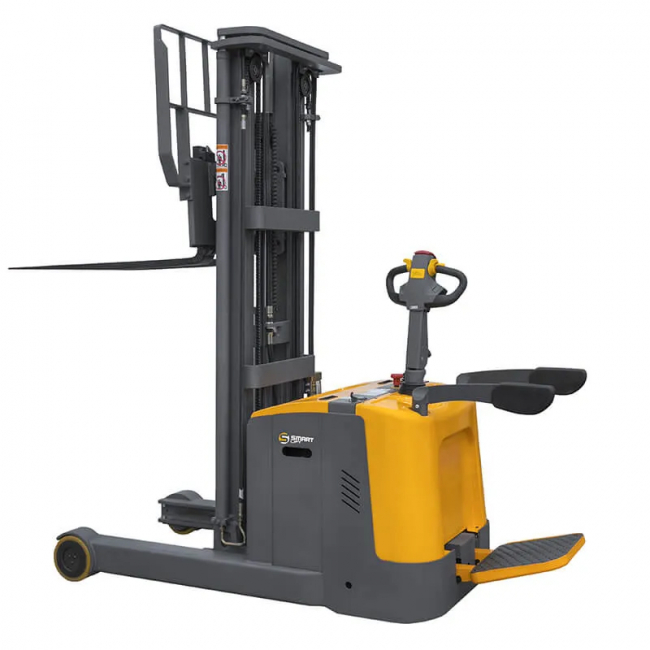 Штабелер электрический самоходный SMARTLIFT (SMART) CQD15R (1500 кг; 5,6 м; li-ion 25,6В / 230Ач, PV, EPS) арт.64-6089 Штабелер электрический самоходный SMARTLIFT (SMART) CQD15R (1500 кг; 5,6 м; li-ion 25,6В / 230Ач, PV, EPS) арт.64-6089