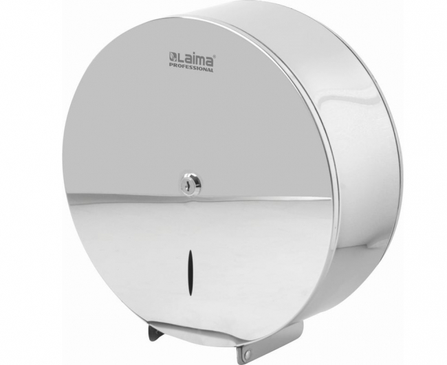 Диспенсер для туалетной бумаги LAIMA PROFESSIONAL INOX (Система T1) БОЛЬШОЙ, нержавеющая сталь, зеркальный арт.605701 Диспенсер для туалетной бумаги LAIMA PROFESSIONAL INOX (Система T1) БОЛЬШОЙ, нержавеющая сталь, зеркальный арт.605701