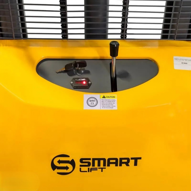 Штабелер с электроподъемом SMARTLIFT SPN 1535 (1500 кг; 3,5 м; 12В / 120Ач) арт.63-5022 Штабелер с электроподъемом SMARTLIFT SPN 1535 (1500 кг; 3,5 м; 12В / 120Ач) арт.63-5022