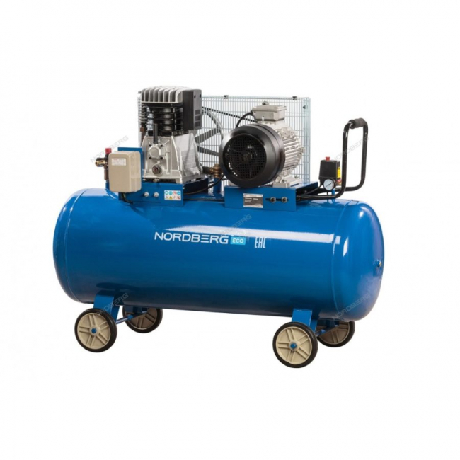 Компрессор поршневой NORDBERG ECO NCE300/1050 с ременным приводом, объем 300 л Компрессор поршневой NORDBERG ECO NCE300/1050 с ременным приводом, объем 300 л