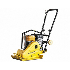 Виброплита бензиновая Masalta MSR60-4  (Honda GX160, 5,5 л.с., 62 кг, бак, колеса, рама, коврик)