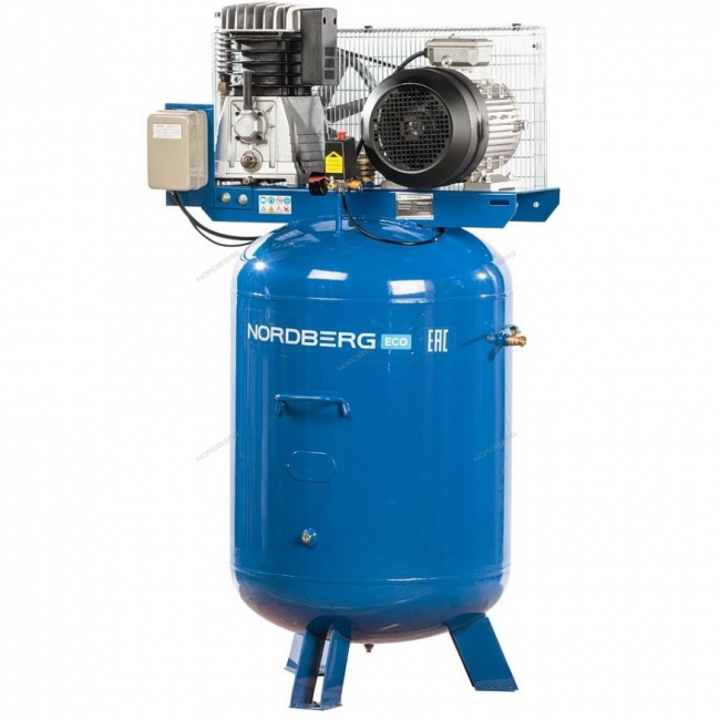 Компрессор поршневой NORDBERG ECO NCEV300/810 с ременным приводом вертикальный, объем 300 л Компрессор поршневой NORDBERG ECO NCEV300/810 с ременным приводом вертикальный, объем 300 л