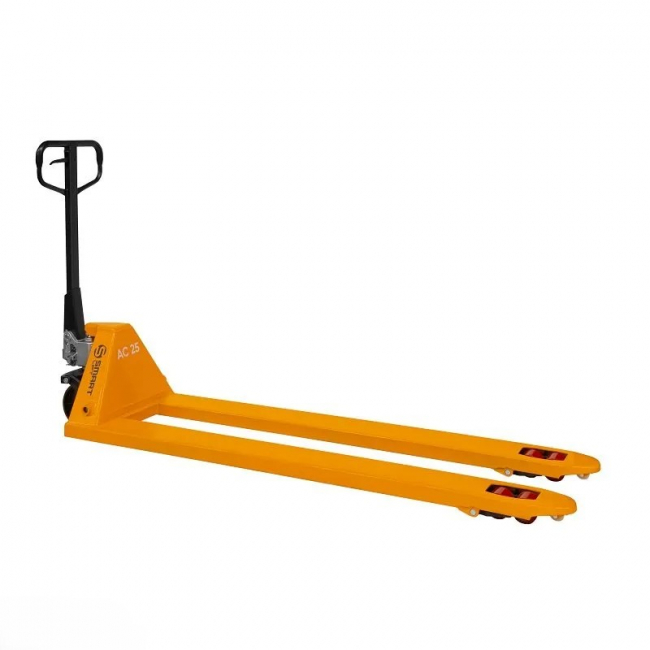 Гидравлическая тележка (рохля) SMARTLIFT (SMART) SD-L (AC25, M, г/п 2500 кг, 1500x550 мм, PDP, длинновильная)  арт.60-5065