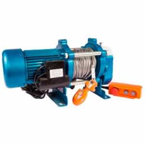 Лебедка TOR CD-1250-A (KCD-EC-1250 kg, 380В) с канатом 70 м (алюминиевый корпус) арт.1040744