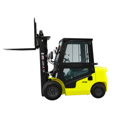 Бензиновый погрузчик с кабиной YETT CPQD25-RCK2-ZSM480-SS-K  арт.CPQD25-RCK2-ZSM480-SS-K