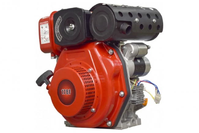 Дизельный двигатель REDVOLT Energy Power 178FE (Q-тип, эл. запуск) 25.4*88.5мм арт.178F-Q-E