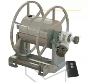 Барабан с электроприводом для рукава  Ramex  AV EK 8000 24 FE+ KIT 120м. 1/2" 