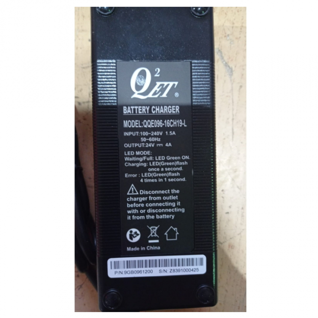 Зарядное устройство для тележек TOR PPT15-2 24V/4А (Charger) арт.1003613