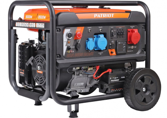 Генератор бензиновый PATRIOT GRA 8500DAWS Генератор бензиновый PATRIOT GRA 8500DAWS