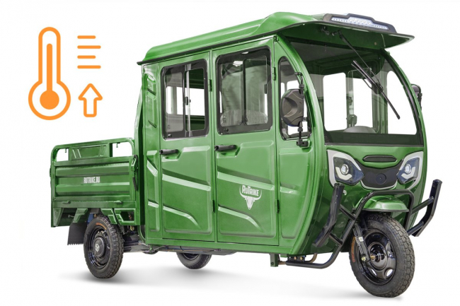 Грузовой электротрицикл Rutrike Рейс обогрев 1300 60V1200W Грузовой электротрицикл Rutrike Рейс обогрев 1300 60V1200W
