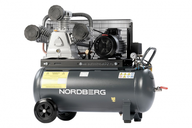 Компрессор поршневой Nordberg NCP100/950 с ременной передачей 380В, ресив. 100л, 950л/мин Компрессор поршневой Nordberg NCP100/950 с ременной передачей 380В, ресив. 100л, 950л/мин