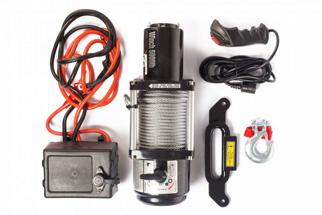 Лебедка (2948 кг/20 м) автомобильная TOR 12 V P6000 арт.114603