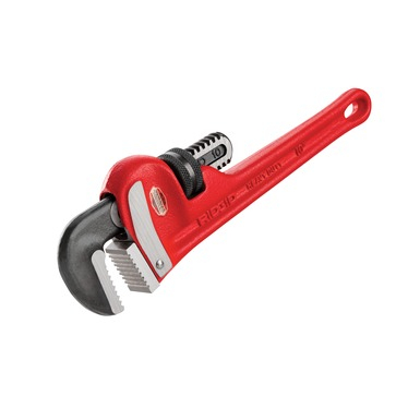 Прямой трубный ключ Ridgid 12" для тяжелых работ арт.31015