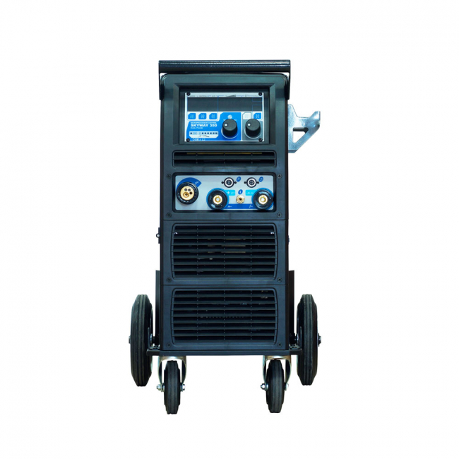 Инверторный сварочный полуавтомат для сварки алюминия AuroraPRO SKYWAY 350 DUAL PULSE с воздушным охлаждением c выносным механизмом подачи проволоки арт.7226646 Инверторный сварочный полуавтомат для сварки алюминия AuroraPRO SKYWAY 350 DUAL PULSE с воздушным охлаждением c выносным механизмом подачи проволоки арт.7226646