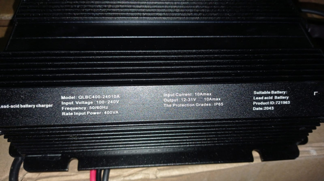 Зарядное устройство для штабелёров TOR CDD10R-E/CDD12R-E 24V/10A (Charger) арт.1018882