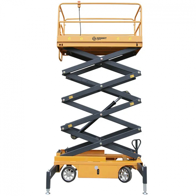 Подъемник ножничный несамоходный SMARTLIFT (SMART) SJY-0.5-9 (AC&DC, 500 кг, 9 м) арт.81-5019 Подъемник ножничный несамоходный SMARTLIFT (SMART) SJY-0.5-9 (AC&DC, 500 кг, 9 м) арт.81-5019