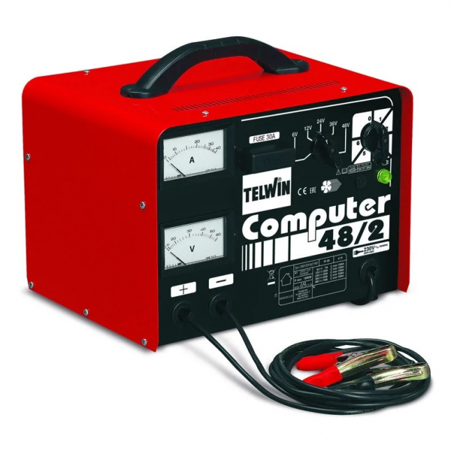 Зарядное устройство аккумуляторов Telwin COMPUTER 48/2 PROF 6--48V Зарядное устройство аккумуляторов Telwin COMPUTER 48/2 PROF 6--48V