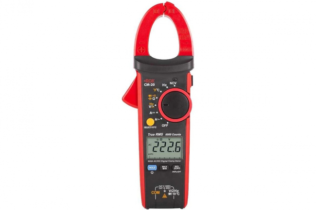 Токоизмерительные клещи RGK CM-20 с поверкой Токоизмерительные клещи RGK CM-20 с поверкой