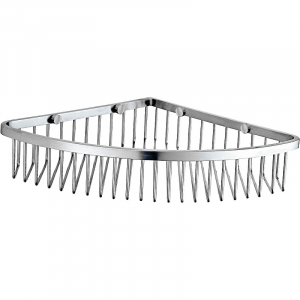 Мыльница в сеточку угловая Nofer 09063.S 55х305х225 
