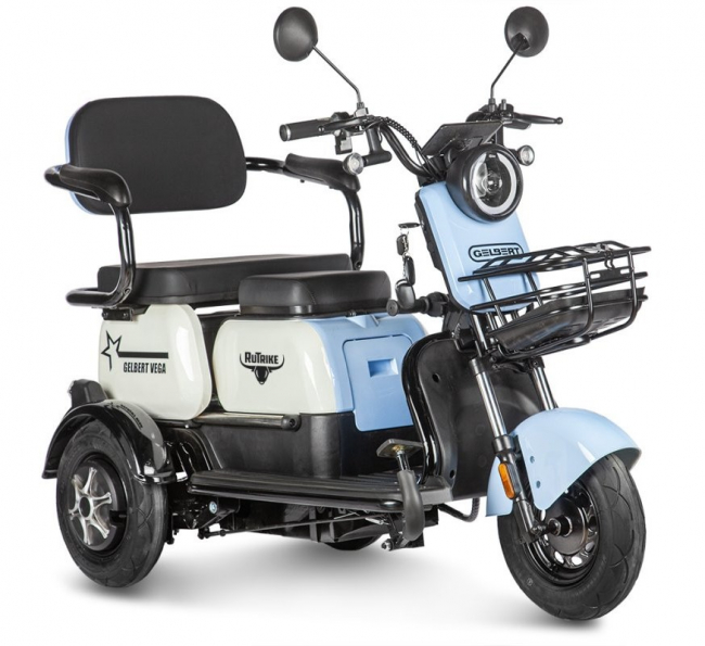Электротрицикл Rutrike Gelbert Vega 48V/60V 600Вт