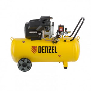 Компрессор воздушный Denzel DKV2200/100 Х-PRO 2.2 кВт, 400 л/мин, 100л арт.58079