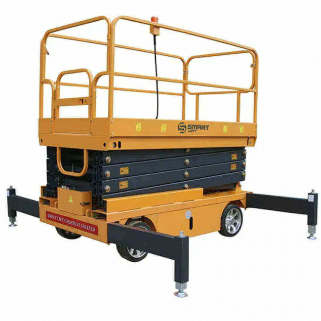Подъемник ножничный несамоходный SMARTLIFT (SMART)  SJY-0.5-11 (220В, 500 кг, 11 м)  арт.81-5020