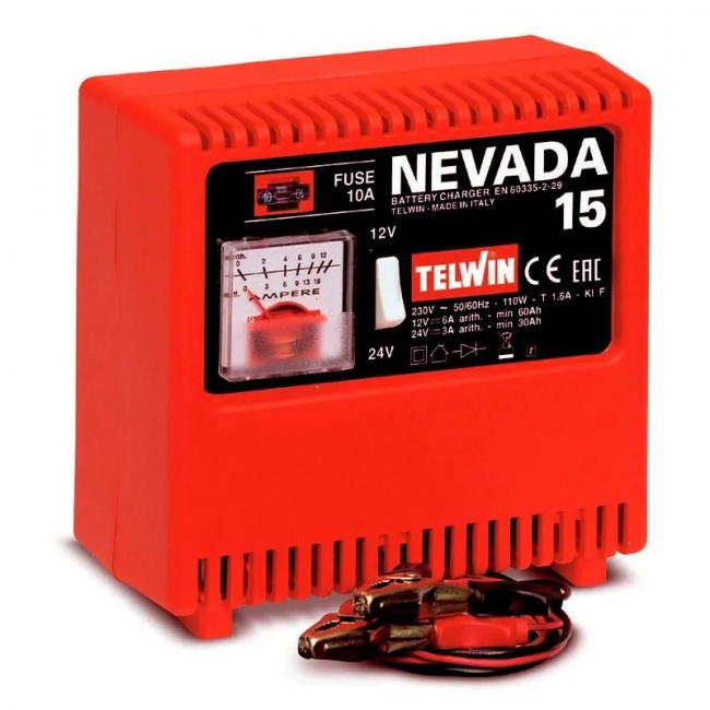 Зарядное устройство аккумуляторов Telwin NEVADA 15 Зарядное устройство аккумуляторов Telwin NEVADA 15