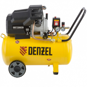 Компрессор воздушный Denzel DKV2200/50,Х-PRO ( 2,2 кВт, 400 л/мин, 50 л) арт.58083