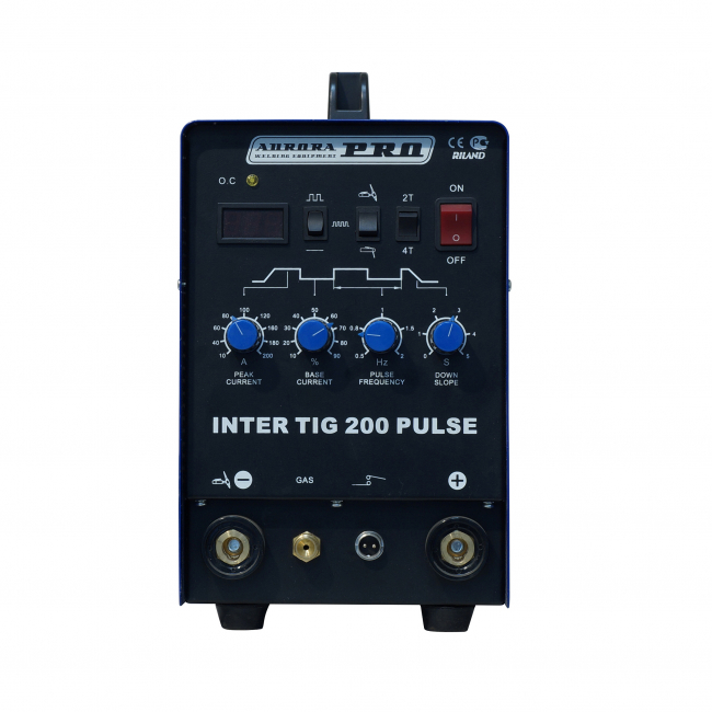 Аппарат аргонодуговой сварки AuroraPRO INTER TIG 200 PULSE (TIG+MMA) MOSFET арт.7310050 Аппарат аргонодуговой сварки AuroraPRO INTER TIG 200 PULSE (TIG+MMA) MOSFET арт.7310050