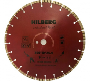 Диск алмазный по железобетону Hilberg Industrial Hard (D=350 мм) HI808