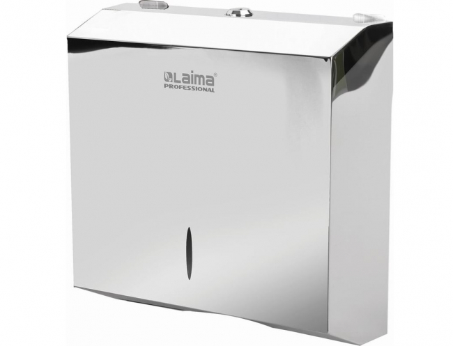 Диспенсер для полотенец LAIMA PROFESSIONAL INOX, (Система H2) Z-сложения, нержавеющая сталь, зеркальный арт.605695 Диспенсер для полотенец LAIMA PROFESSIONAL INOX, (Система H2) Z-сложения, нержавеющая сталь, зеркальный арт.605695