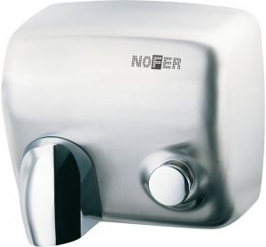 Сушилка для рук Nofer CYCLON c кнопкой 2450 W, матовая, арт. 01100.S