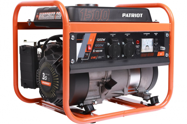 Генератор бензиновый PATRIOT GRS 1500 Генератор бензиновый PATRIOT GRS 1500