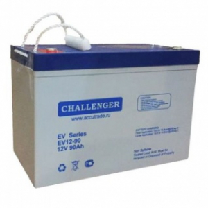 Аккумулятор Challenger EV12-90, AGM, 12 В., 82-91 А/ч