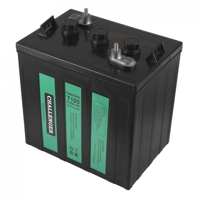 Аккумулятор тяговый Challenger T-105 (6V / 180Ah) Аккумулятор тяговый Challenger T-105 (6V / 180Ah)