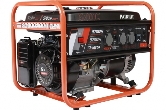Генератор бензиновый PATRIOT GRS 6700C Генератор бензиновый PATRIOT GRS 6700C