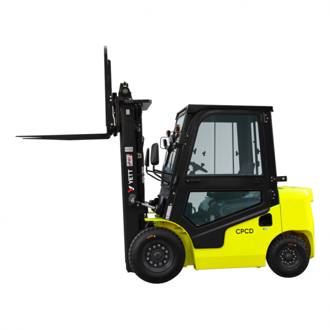 Дизельный погрузчик с кабиной YETT CPCD15-XCK2-M350-3W-K арт.CPCD15-XCK2-M350-3W-K