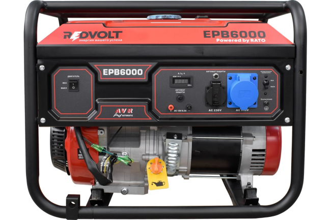 Бензогенератор REDVOLT EPB6000 арт.EPB6000 Бензогенератор REDVOLT EPB6000 арт.EPB6000