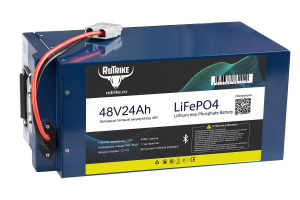 Аккумуляторная батарея литиевая Rutrike LiFePO4 (48V/24Ah/30А BT) арт.026035