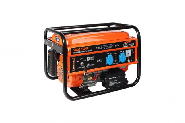 Генератор бензиновый PATRIOT Max Power SRGE 3500E Генератор бензиновый PATRIOT Max Power SRGE 3500E