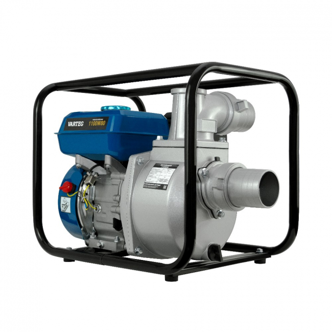 Мотопомпа бензиновая VARTEG 1100W80 Мотопомпа бензиновая VARTEG 1100W80