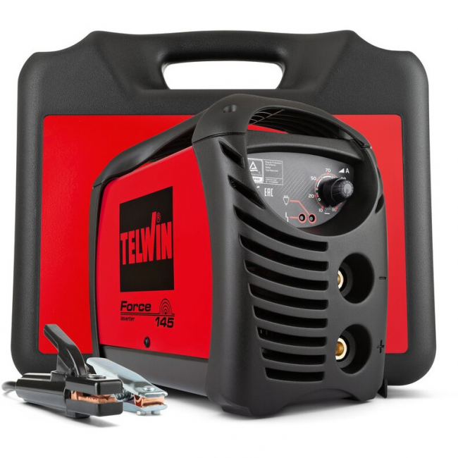 Сварочный аппарат Telwin FORCE 145 ACX PLASTIC CARRY CASE Сварочный аппарат Telwin FORCE 145 ACX PLASTIC CARRY CASE