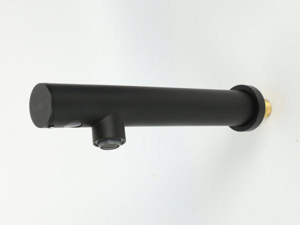 Автоматический настенный кран для раковины Nofer 07263.N черный