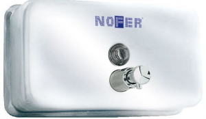 Диспенсер для мыла Nofer INOX глянцевый горизонтальны1200 мл(арт.03042.B)