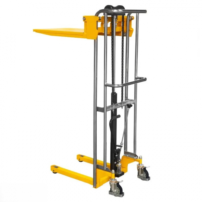 Ручной гидравлический штабелер SMARTLIFT (SMART) SDDJS1500 (400 кг; 1,5 м; с вилами и площадкой) арт. 62-6022 Ручной гидравлический штабелер SMARTLIFT (SMART) SDDJS1500 (400 кг; 1,5 м; с вилами и площадкой) арт. 62-6022