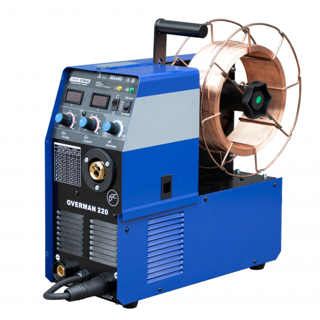 Инверторный сварочный полуавтомат AuroraPRO OVERMAN 220 (MOSFET) арт.7236183 Инверторный сварочный полуавтомат AuroraPRO OVERMAN 220 (MOSFET) арт.7236183