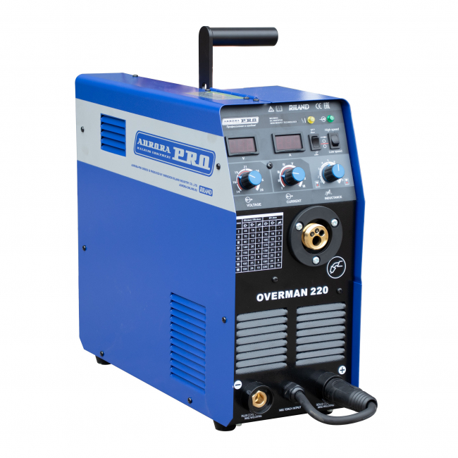 Инверторный сварочный полуавтомат AuroraPRO OVERMAN 220 (MOSFET) арт.7236183 Инверторный сварочный полуавтомат AuroraPRO OVERMAN 220 (MOSFET) арт.7236183